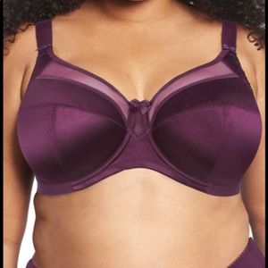 Goddess Keira Purple Underwire Bra 42H NEW